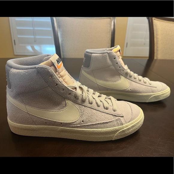 New Nike Blazer Mid 77 Premium Light Gray Sneaker Shoes Size US 7.5 - Picture 2 of 13